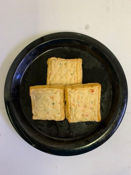 炸大豆干 Fried Big Tau Kwa With Fish Paste (125-140g)