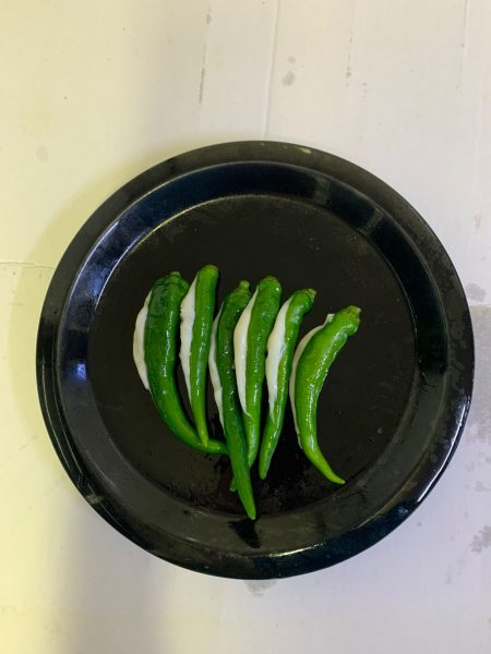 Green Chilli With Fish Paste 酿青辣椒